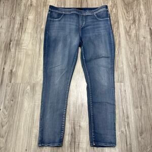 No Boundaries Pull-On Blue Jeggings Plus Size 2XL